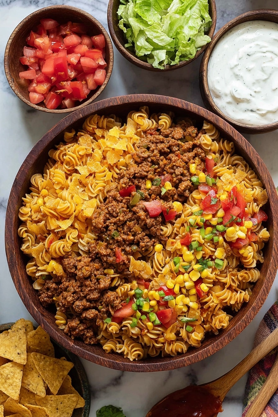 Taco Pasta Salad Recipe