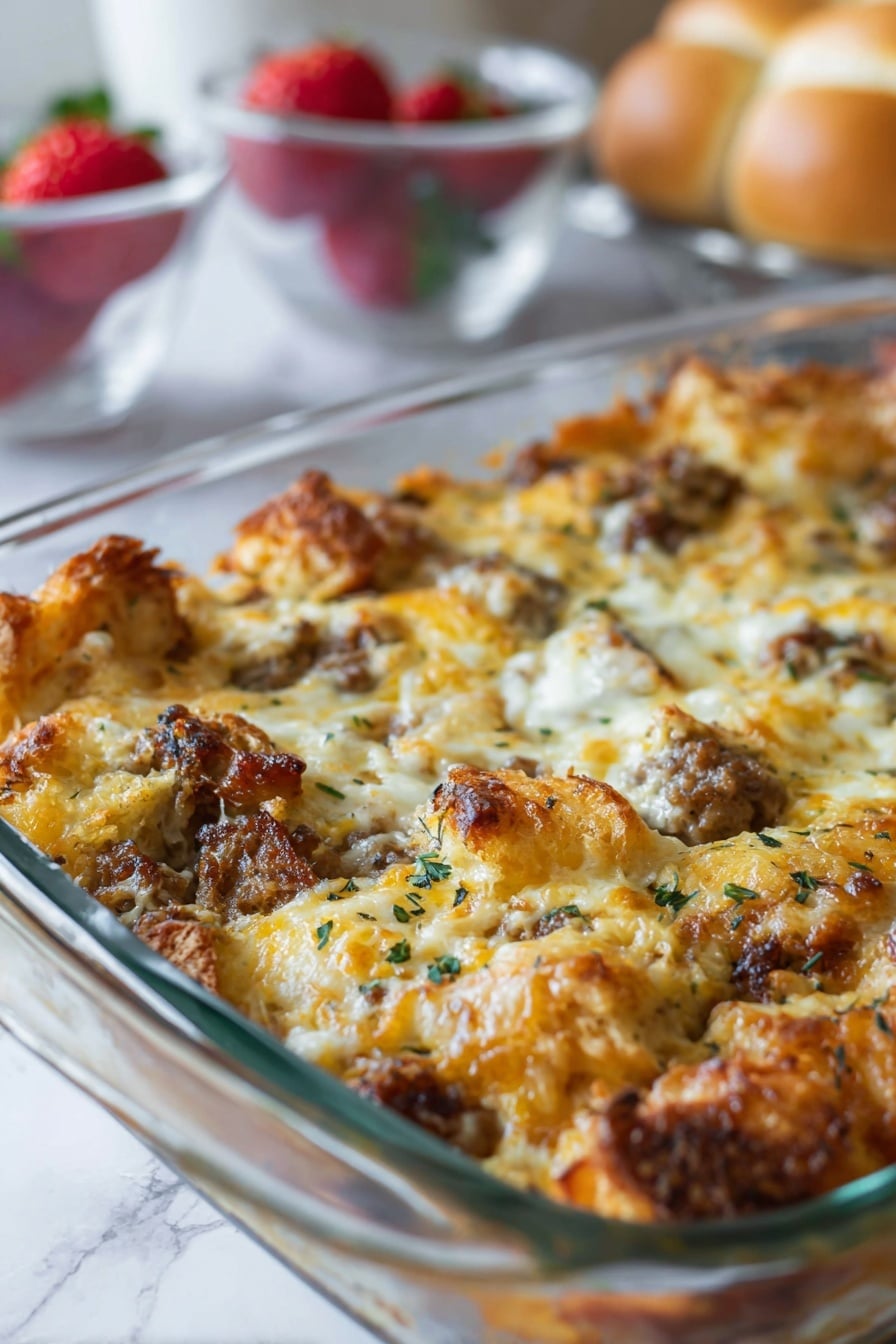 Croissant Breakfast Casserole Recipe