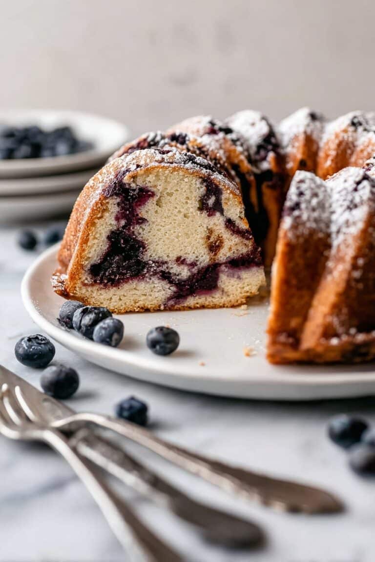 Blueberry Sour Cream Coffee Cake Recipe